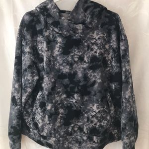 Shambhala Grey Tie Dyed Hoodie Kangaroo Pocket Super Cosy Size Large